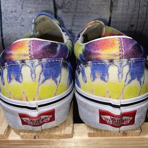 New Vans Classic Slip-On Washed Tie Dye Size 7 Women's size 5.5 Mens - Picture 5 of 10
